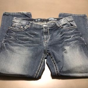 Men’s Inc Jeans Slim Boot Cut Jeans 38/30